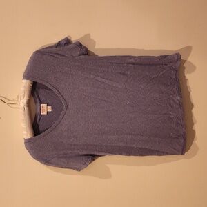 Blue and White Striped Tee